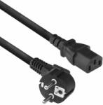 ACT AC3305 Powercord mains connector CEE 7/7 male (angled) - C13 black 2m Black (AC3305) - pcx
