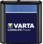 VARTA 4, 5V-os laposelem, alkáli mangán, 6100 mAh, Varta High Energy 3R12, 3LR12, 1203, V4912, MN1203, 312G, LR12, 4, 5 V Block (4912121411) (4912121411)