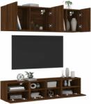 vidaXL 5 darab barna tölgyszínű szerelt fa TV-bútor (3216517) - vidaxl