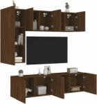 vidaXL 5 darab barna tölgyszínű szerelt fa TV-bútor (3216470)