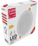 Avide mennyezeti led lámpa süllyesztett 9W 1250lm 145mm 3000K fehér (ACRPWW-R-12W-PC)