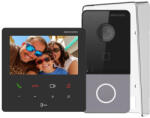 Rovision KIT videointerfon pentru 1 familie Wi-Fi 2.4Ghz monitor 4.3 inch - Hikvision DS-KIS606-P SafetyGuard Surveillance