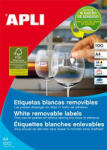 APLI Etikett LCA03058 105x148mm eltávolítható 100ív APLI