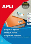 APLI Etikett 25, 4x10mm kerekített sarkú 20ív APLI