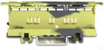 Wago 221-510/000-053 vezeték összekötő tartó sínre, szürke-sárga 6mm2 (221-510/000-053)