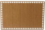 ATMOWOOD Fa alsó/fedele a kosárnak - tölgy téglalap Válasszon váltazatot: : 20x15 cm