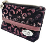 BarbieyDesign Happy Little Női Pénztárca (Fekete-mályva)