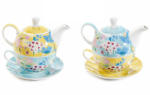 Decorer Set 2 cesti 2 ceainice portelan 16x11x14 cm, 400 ml, 250 ml (A72.08.10)