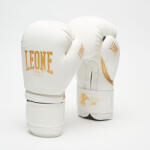 Leone Manusi de Box Leone Albe-Aurii (GN059W-10oz-alb/auriu)