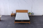  Saltea ortopedica Wolke Bamboo Bonnell Spring Confort 180x200x23 cm, cu arcuri tip Bonnell + topper spuma poliuretanica 3 cm, fermitate moale (C2104) Saltea