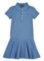 Ralph Lauren Rövid ruhák SS POLO DRES-DRESSES-KNIT Kék 4 éves