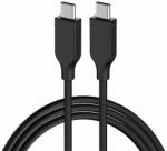  USB3.0(Type-C)apa to USB3.0(Type-C)apa gen1 1, 5m fekete link kábel ACC-C2CC-3A (32590006401) GENIUS PD3.0 QC3.0 00W 20V 3000mAh 5Gbps