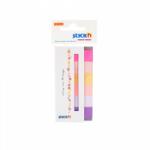 Hopax Stick index hartie color 45 x 15 mm, 6 x 30 file/set, Stick"n - 6 culori neon si pastel