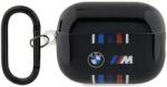 Bmw AirPods Pro 2 gen cover Black Multiple Colored Lines (BMAP222SWTK)