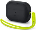 SPIGEN Bretea SPIGEN Silicone Fit Apple AirPods Pro 1 / 2 negru/verde Phantom (ACS05810)