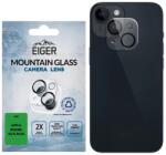 Eiger Eiger 3D Camera Screen Protector for Apple iPhone 15 / 15 Plus in Clear / Black