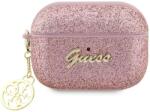 Guess AirPods Pro 2 cover pink Glitter Flake 4G Charm (GUAP2GLGSHP)