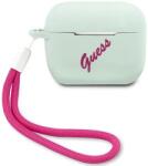 Guess Ghici GUACAPLSVSBF AirPods Pro capac albastru fuschia silicon Vintage (GUACAPLSVSBF)