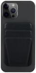 UNIQ Lyft suport magnetic pentru telefon și suport pentru card negru (UNIQ-MGSNAPONCH-LYFTBLK)