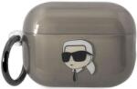 Karl Lagerfeld husă AirPods Pro 2 neagră Ikonik Karl Lagerfeld (KLAP2HNIKTCK)
