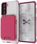 Ghostek Exec4 roz din piele Flip portofel caz pentru Samsung Galaxy S21
