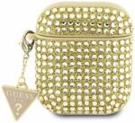 Guess AirPods 1/2 cover gold Rhinestone Triangle Charm (GUA2HDGTPD)
