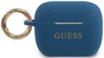 Guess Husă Guess GUACAPSILGLBL pentru AirPods Pro, albastră, din silicon cu glitter (GUACAPSILGLBL)