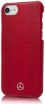 Mercedes-Benz - Apple iPhone 7 Hard Case Band Line Leather - Red (MEHCP7PEVSRE)