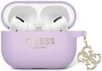 Guess GUAP2LECG4U AirPods Pro 2 cover purple Liquid Silicone Glitter Triangle Charm (GUAP2LECG4U)