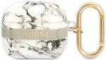 Guess GUA3HCHMAG husă pentru AirPods 3, gri, Marble Strap Collection (GUA3HCHMAG)