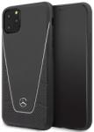 Mercedes-Benz - Apple iPhone 11 Pro Max Hard Case Model Linie Piele - Negru (MEHCN65CLSSI)