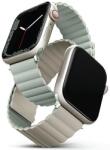 UNIQ curea Revix Apple Watch Seria 4/5/6/7/8 /SE2/SE2/Ultra 42/44/45mm. Reversibil Magnetic salvie-bej (UNIQ-45MM-REVSAGBEG)
