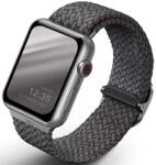 UNIQ Curea UNIQ Aspen Apple Watch 40/38mm Granit împletit gri (UNIQ-40MM-ASPGRY)