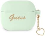 Guess Ghici GUA3LSCHSN AirPods 3 acoperă verde Silicon Charm Heart Collection (GUA3LSCHSN)