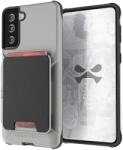 Ghostek Exec4 gri din piele Flip portofel caz pentru Samsung Galaxy S21 Plus
