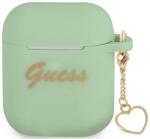Guess Ghici GUA2LSCHSN AirPods acoperă verde Silicon Charm Heart Collection (GUA2LSCHSN)