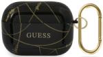 Guess Husă Guess pentru AirPods Pro, neagră Gold Chain Collection (GUACAPTPUCHBK)