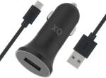 XQISIT Încărcător auto XQISIT 2.4A Single USB- Musb negru (36076)