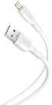 XO Cable USB to Lightning XO NB212 2.1A, white (6920680827848)