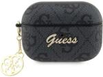Guess AirPods Pro 2 cover black 4G Charm Collection (GUAP2G4GSMK)