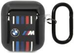 Bmw AirPods 1/2 cover Black Multiple Colored Lines (BMA222SWTK)