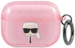 Karl Lagerfeld KLAPUKHGP AirPods Pro capac roz Glitter Karl`s Cap (KLAPUKHGP)