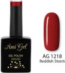 Ami Gel Oja Semipermanenta - Multi Gel Color - The One Reddish Storm AG1218 14ml - Ami Gel