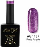 Ami Gel Oja Semipermanenta - Multi Gel Color - The One Party Purple AG1137 14ml - Ami Gel