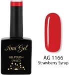 Ami Gel Oja Semipermanenta - Multi Gel Color - The One Strawberry Syrup AG1166 14ml - Ami Gel