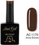 Ami Gel Oja Semipermanenta - Multi Gel Color - The One Army Brown AG1170 14ml - Ami Gel