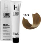IOHO Professional Vopsea de Par Permanenta Fara Amoniac - Color 11 Minutes 10.3 Blond Auriu Foarte Deschis Extra - IOHO Professional