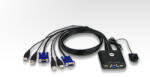 ATEN CS22U KVM Switch/kábel USB 2PC (CS22U) - hardwarezone
