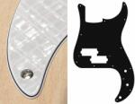 Boston PB-415-PWW pickguard, Puncher bass, standard, 4 ply, pearl white webbing