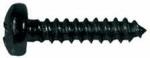 Boston TS-14-B screw, 2, 2x6, 5mm, 12pcs, dome head, tapping, for trussrod cover and tuners short, black